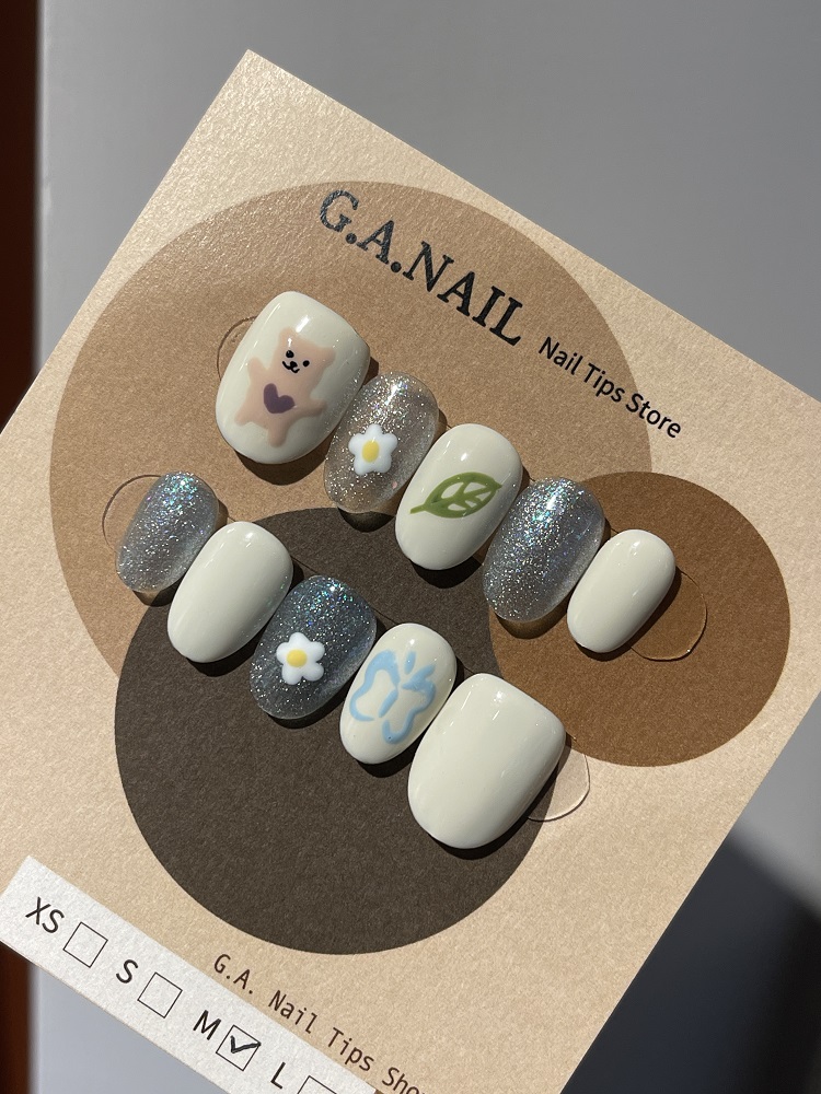 G.A.NAIL穿戴甲-小熊款-M