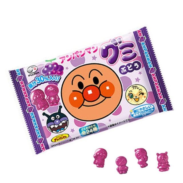 (西門)不二家麵包超人葡萄QQ糖