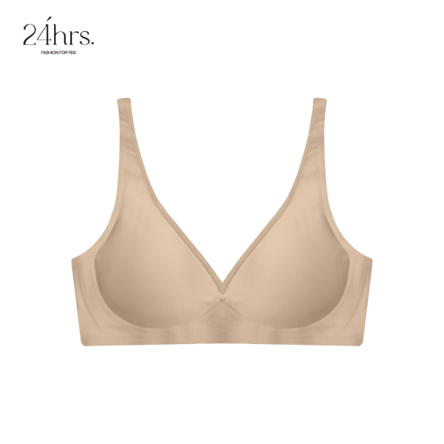 S號3件組－深V冠軍款 親膚無痕內衣     (黑/煙霧暮灰/落日沙丘)