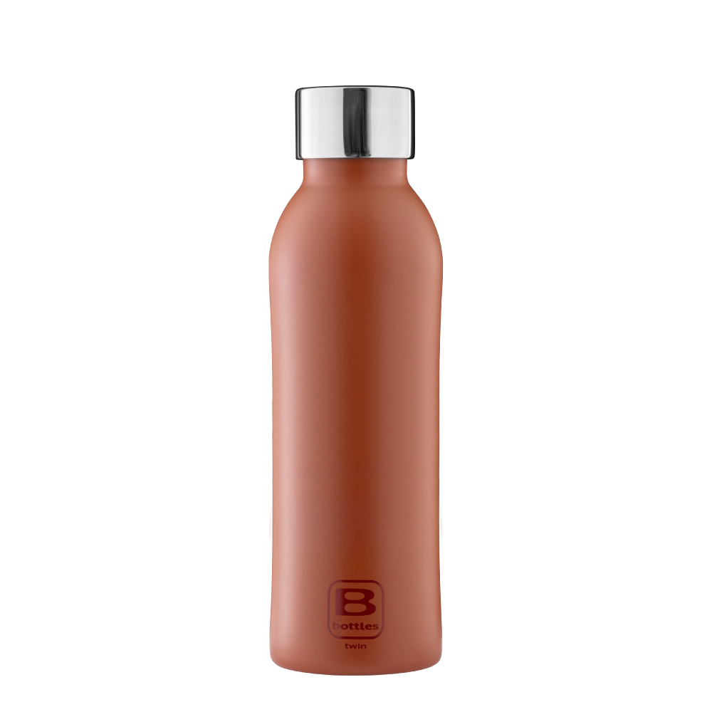 【中港彼安特】單色保溫瓶500ml-磚紅色