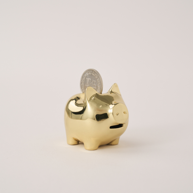(西門)【金豬GOLDENPIG】金豬-伍(5cm)亮金