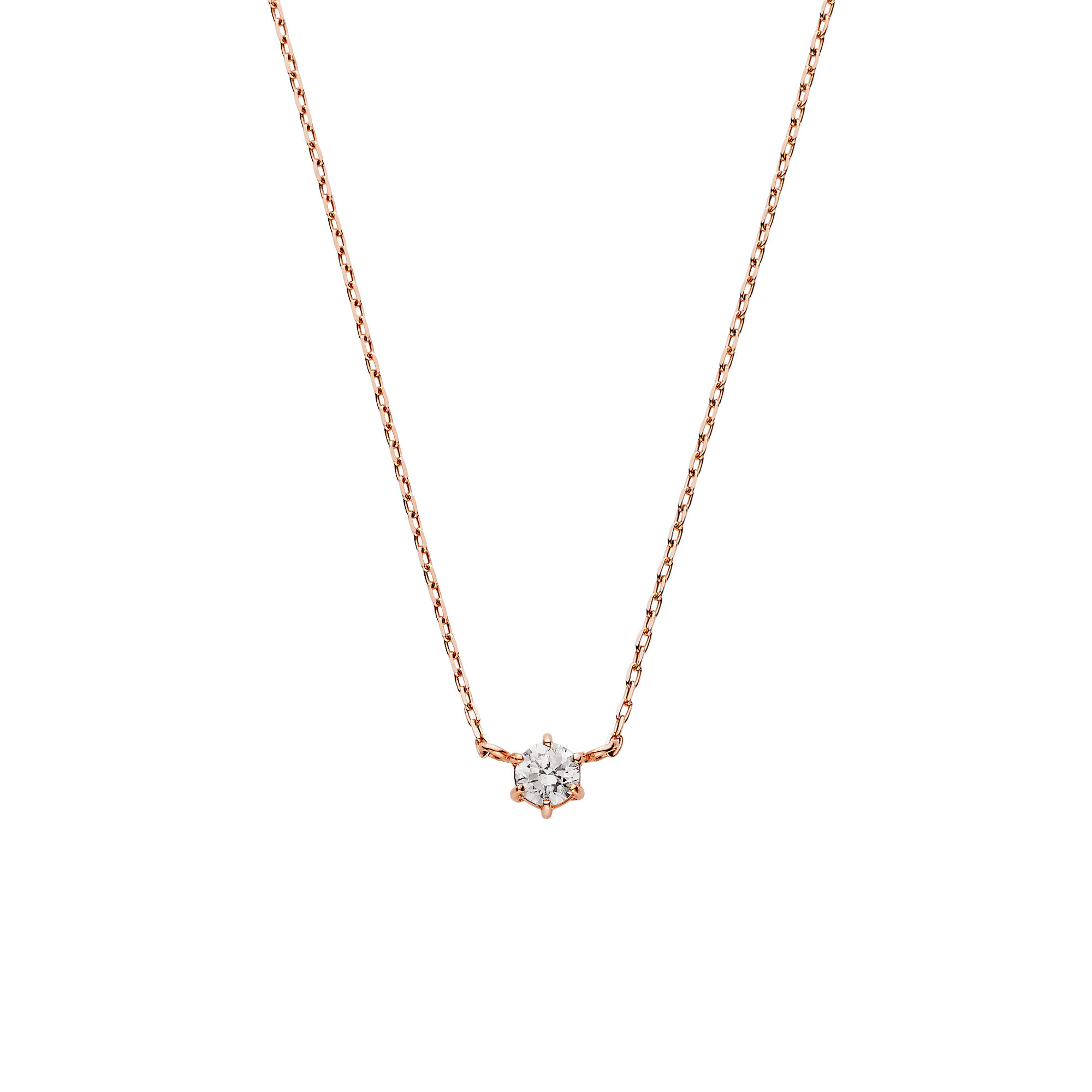 *【va vendome aoyama】VI 六爪單鑽項鍊(0.06ct)