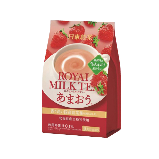 (台中)【有點金選好食】日東紅茶皇家奶茶甘王草莓風味112g