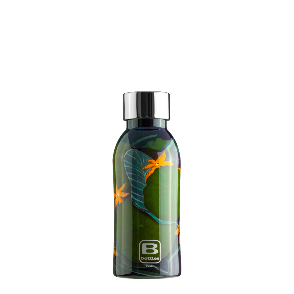 【中港彼安特】彩繪保溫瓶350ml-忘憂荷池