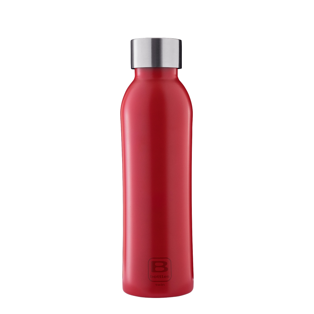 【中港彼安特】單色保溫瓶500ml-杜鵑紅