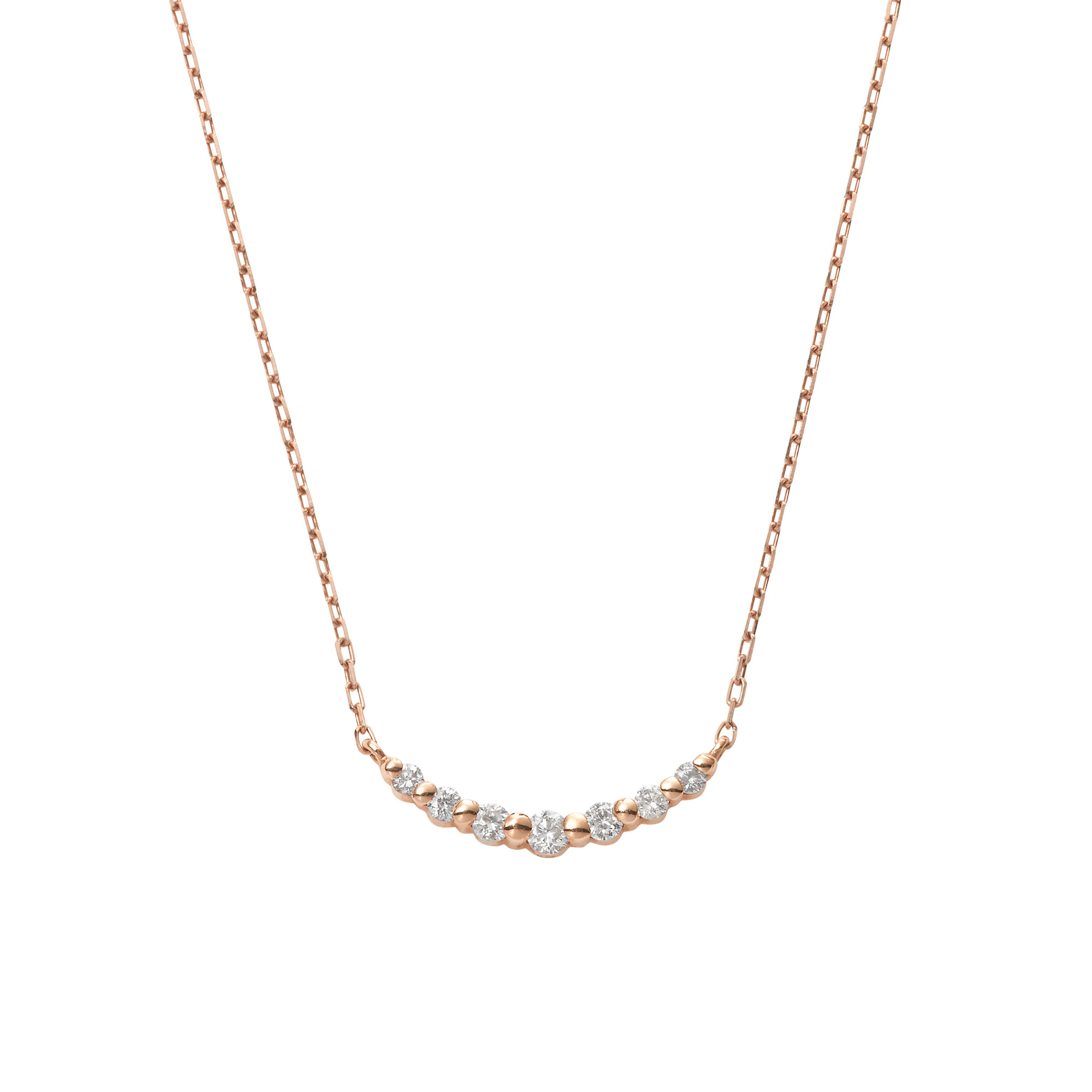 *【va vendome aoyama】微笑鑽石項鍊(0.09ct)