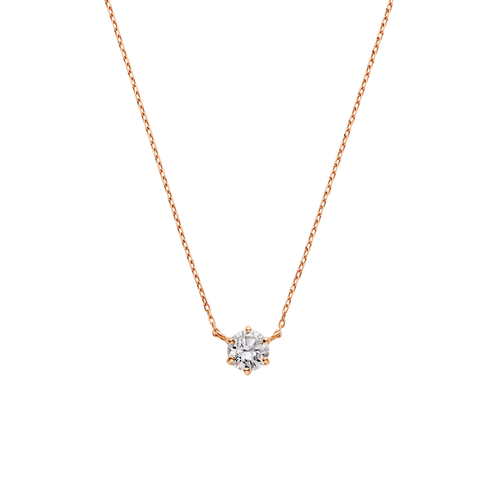 *【va vendome aoyama】VI 六爪單鑽項鍊(0.25ct)