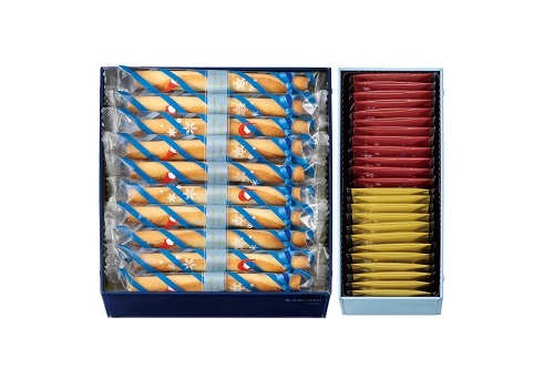 YOKU MOKU-[聖誕限定]雪茄薄片濃巧雙拼禮盒44入2盒