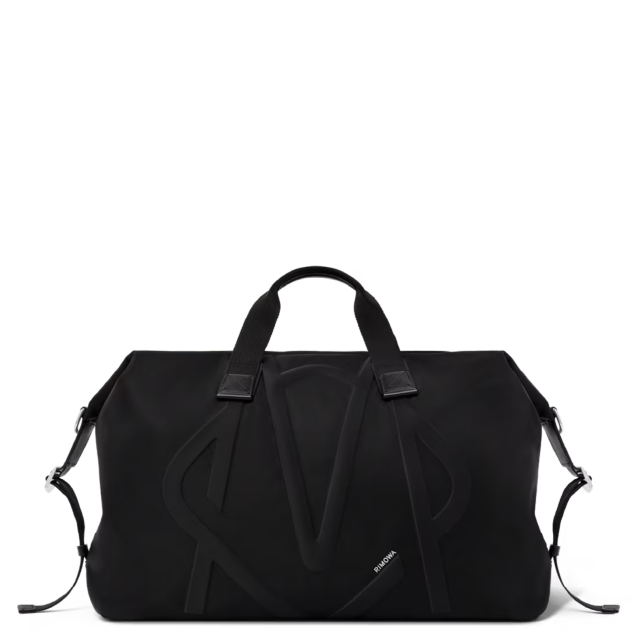 Signature 系列 Duffle Bag Black 黑色尼龍旅行袋